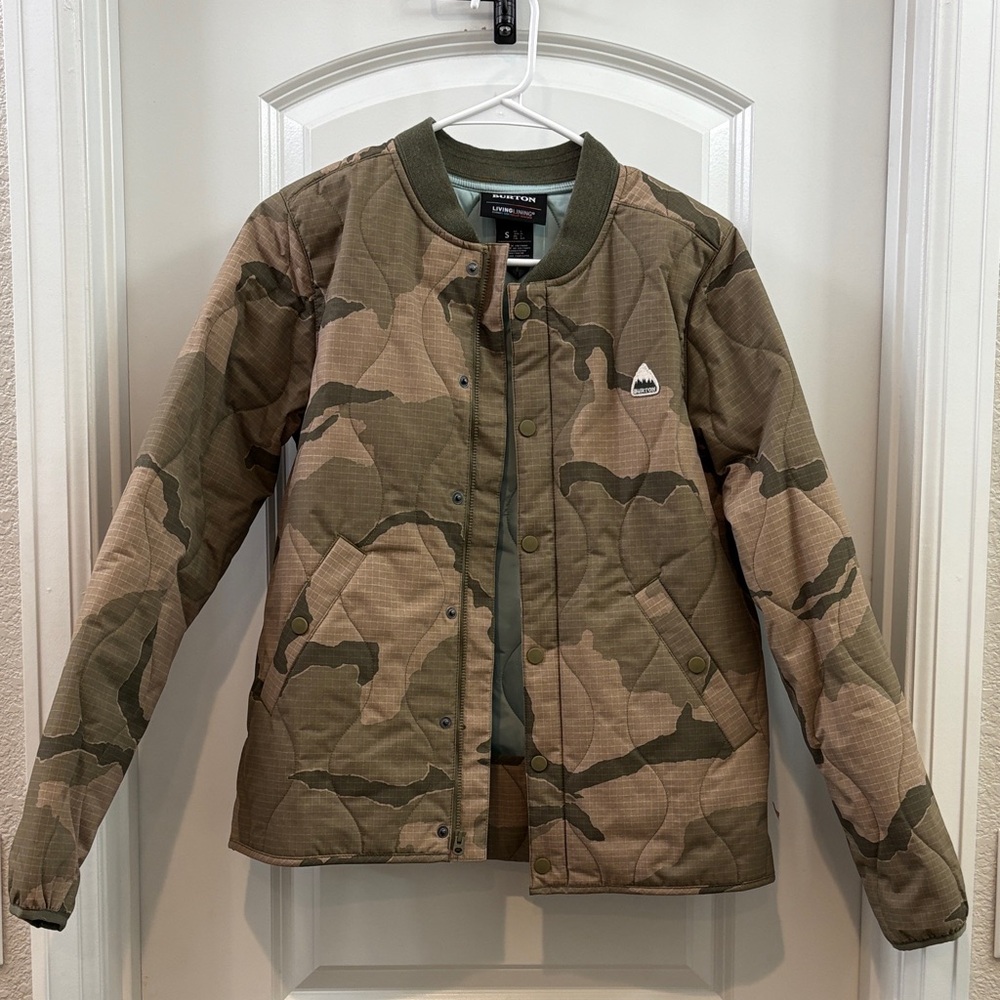 Burton Camouflage Olive and Beige Jacket